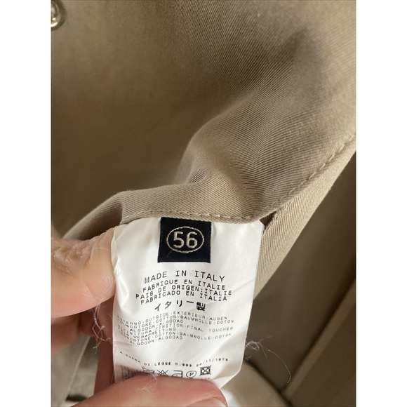 Gianfranco Ferre Women's EU 56 2XL Tan Blazer Jacket Italy Corpcore Quiet Luxury - Picture 6 of 11